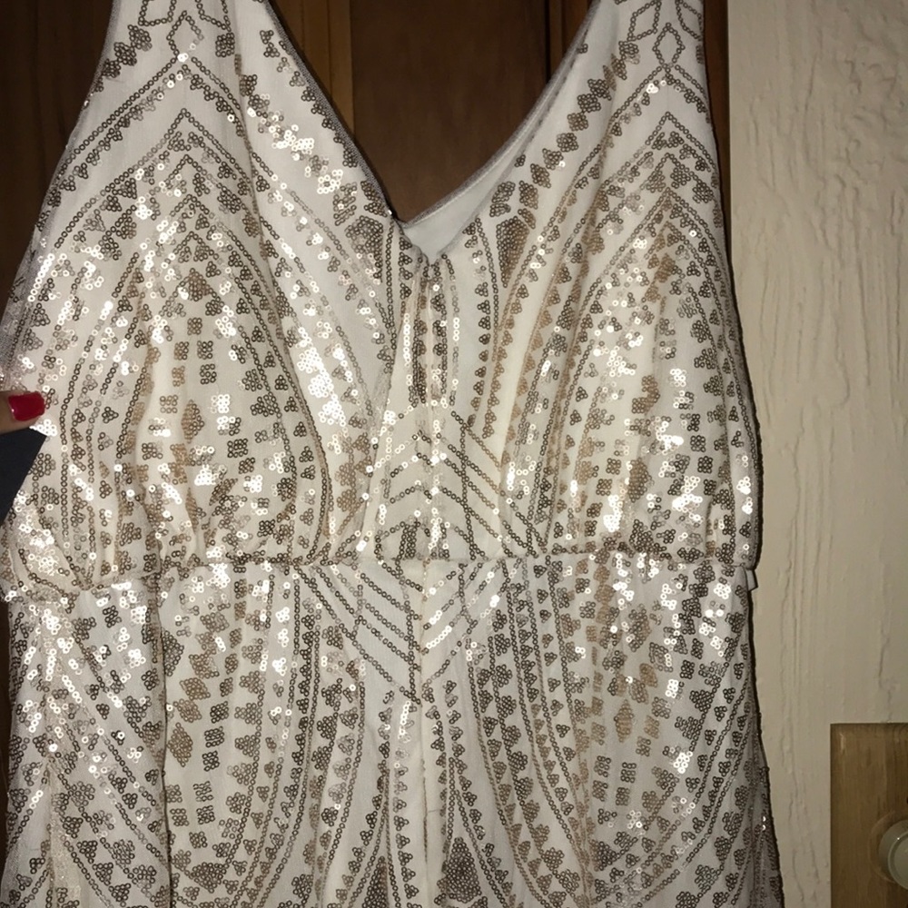 COPY - Marina Rose/Gold-ish sequin maxi dress - Picture 6 of 8